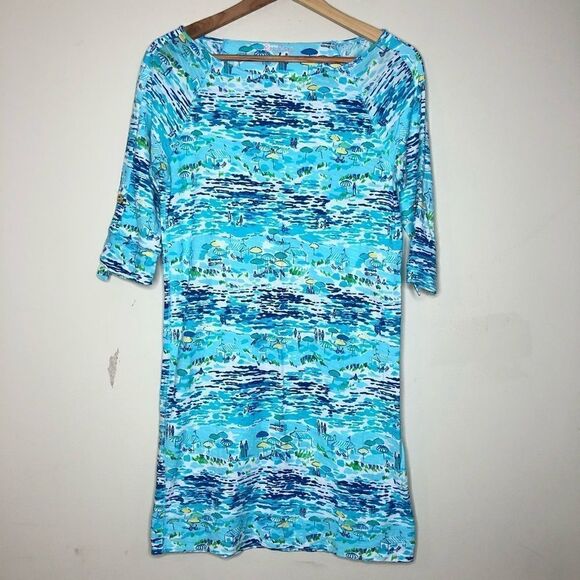 Lilly Pulitzer Sz XS Print Dress - Picture 2 of 7